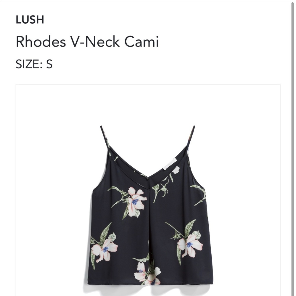 Lush Rhodes V Neck Cami